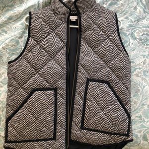 Jcrew herringbone vest